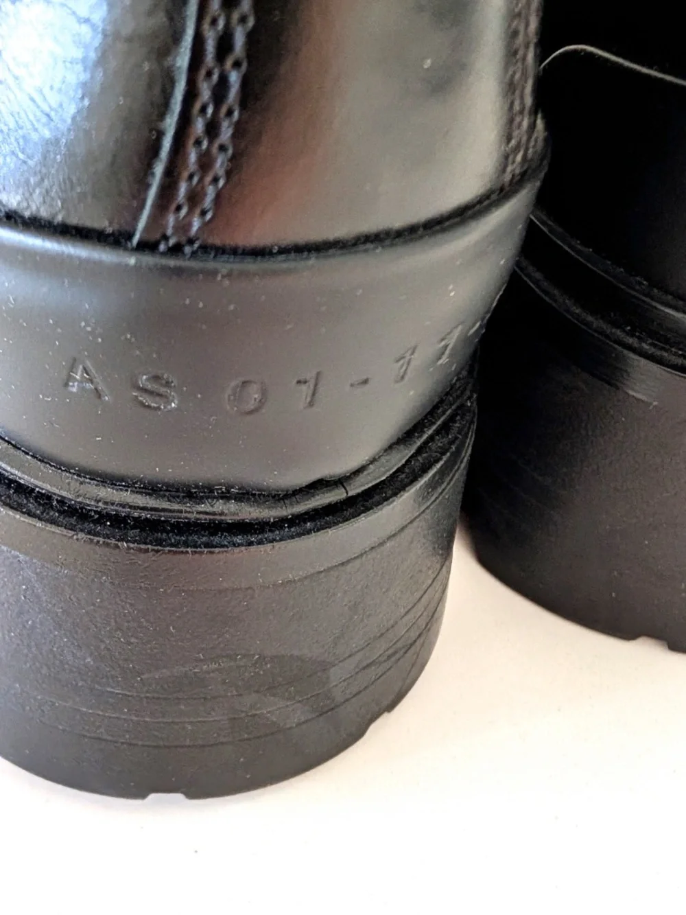 AllSaints Amber Chunky Tall Chelsea Boots Black Leather Platform US 10 EU 40